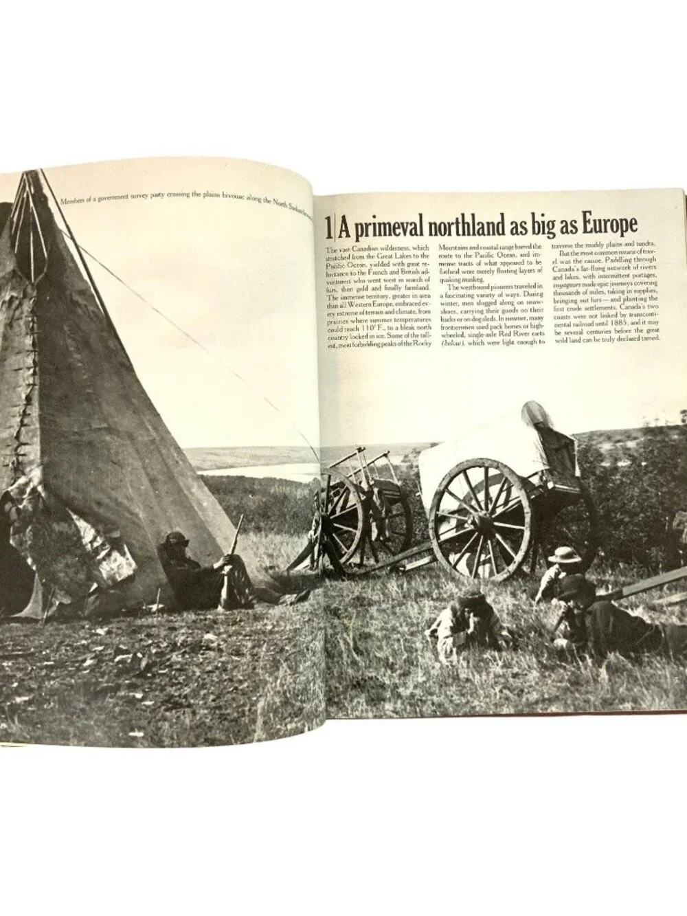 Time Life Books The Canadians 1977 By Ogden Tanner Old West Series Illustrated